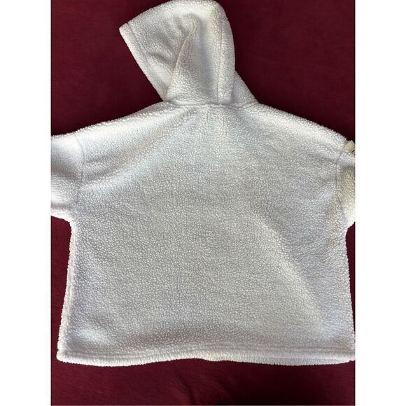 DKNY Sport Women's White Astros Fleece Pullover Long Sleeve Hoodie Large - Picture 5 of 5